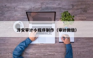 邹平淳安审计小程序制作（审计微信）